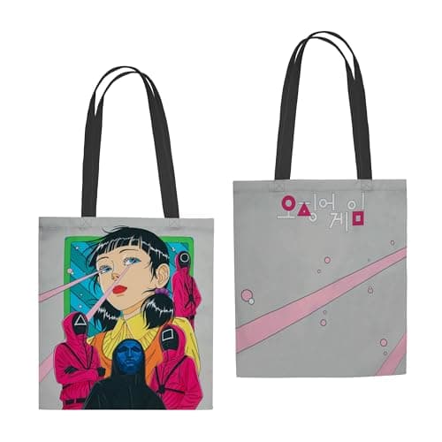 Image of Cinereplicas Squid Game - Squid Game Cloth Bag - 42 * 38cm - Officially Licensed, Squid Game, 42 x 38 x 0.5 cm