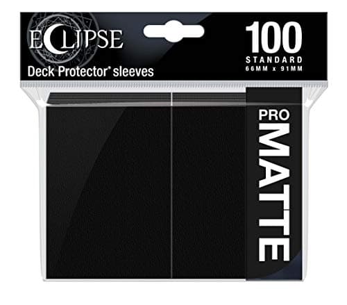 Image of Ultra Pro - Eclipse Standard Matte Sleeves 100 Pack - Jet Black