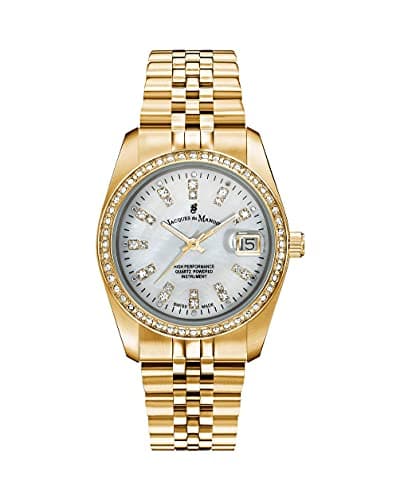 Image of B JACQUES DU MANOIR Women Analog Swiss Quartz Watch with Stainless Steel Strap NROP.11