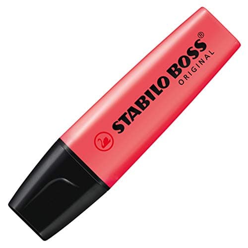 Image of Highlighter - STABILO BOSS ORIGINAL - Pack of 1 - Red