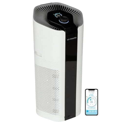 Image of Air Health Skye 5 Stage Air Purifier, Features Ultraviolet Light (UVC), H13 True Hepa, Carbon, PCO, Smart Wifi, Auto Mode, Quiet, Removes 99.97% of Particles, Smoke, Mold, Pet Dander, Dust, Odors