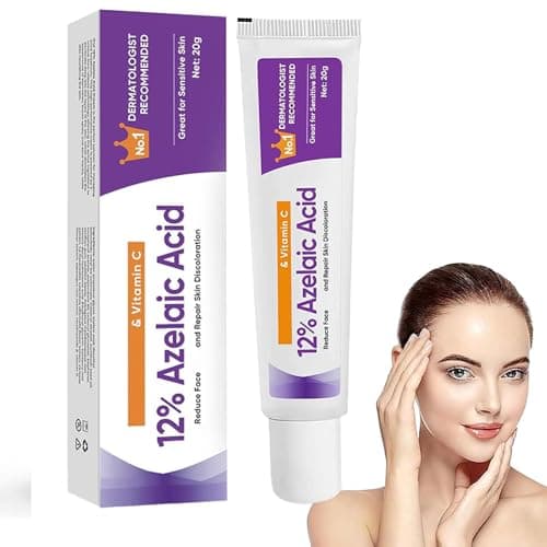 Image of Azelaic Acid Face Cream,Brightening Face Skin Care Treatment,Azelaic acid 12% face serum,Faded Topicals for Dark Spots,face anti-aging serum, suitable for all skin types (1 Pcs)