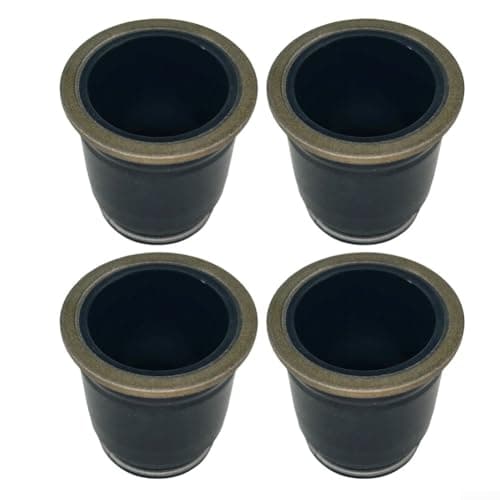 Image of 4PCS Diesel Injector Nozzle Seals for Toyota 2005-2018, OEM 23681-17010 Cylinder Head Gasket, Black ABS Rubber Repair Kit
