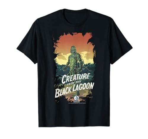 Image of Universal Monsters Creature From The Black Lagoon Dark Frame T-Shirt
