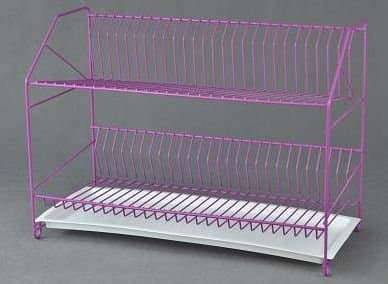 Image of Kitchen Concepts - Purple Two Tier Dish Drainer