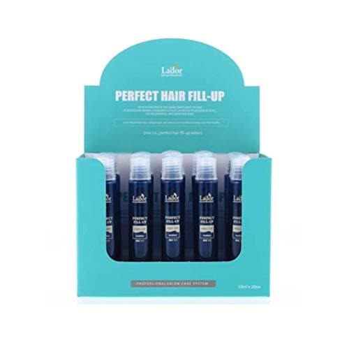 Image of LA'DOR Hair Filler 1ea Hair Clinic Damage Care Treatment Ampoules, 13ml (260ml), Aquatic Scent, Anti-Dandruff