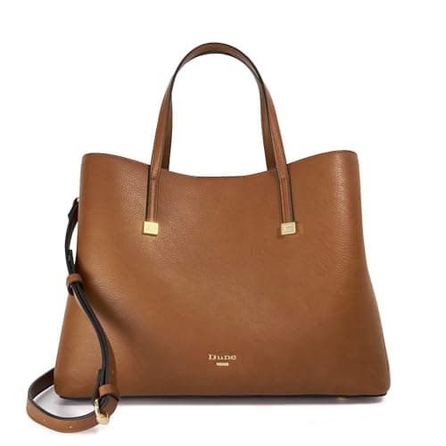 Image of Dune London DOMINANT Double Grab Handle Tote Bag One Size