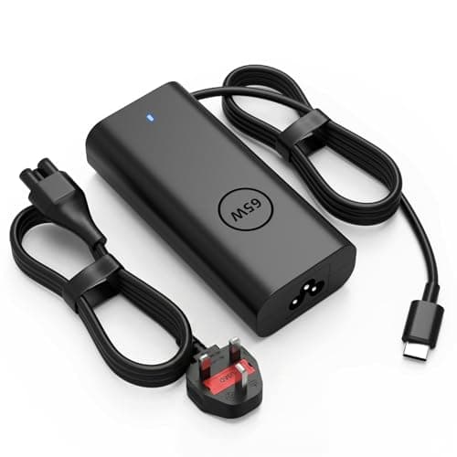 Image of MAXPOR New Slim 65W USB C Laptop Charger for Dell Latitude 5420 5520 7420 7440 5430 5440 5450 7430 7410 7320 5320 7330 9430 3550 Insprion 14 16 2in1 XPS 13 Chromebook 3100 Type C AC Adapter Power Cord