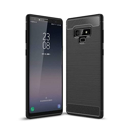 Image of BNBUKLTD® Compatible for Samsung Galaxy Note 9 Case Carbon Fibre Gel Cover Ultra Slim Shockproof