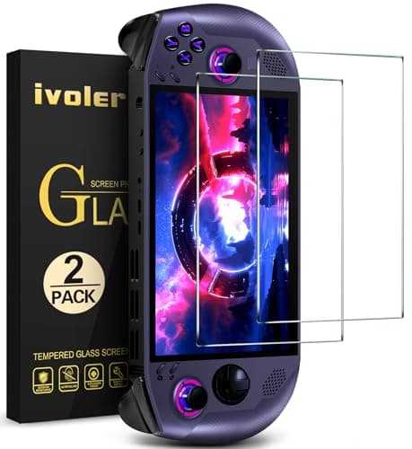 Image of ivoler 2 Pack Screen Protector Compatible with Lenovo Go S with Tempered Glass Protection Film - without air bubbles -Ultra Resistant Hardness 9H