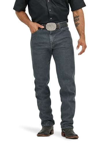 Image of Wrangler Men’s 13MWZ Cowboy Cut Original Fit Jean, Gray, 36W x 38L
