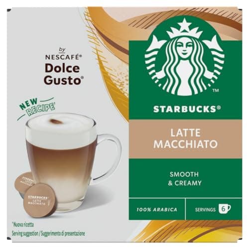 Image of Starbucks by NESCAFÉ Dolce Gusto Latte Macchiato Coffee Pods, 12 Pods