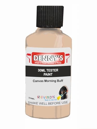 Image of Premium Interior Wall & Ceiling Emulsion Paint – Canvas Morning Buff – Rich Matt Finish, Durable & Washable, Low Odour, Ideal for Living Rooms, Bedrooms & Hallways (30ML Tester Bottle)