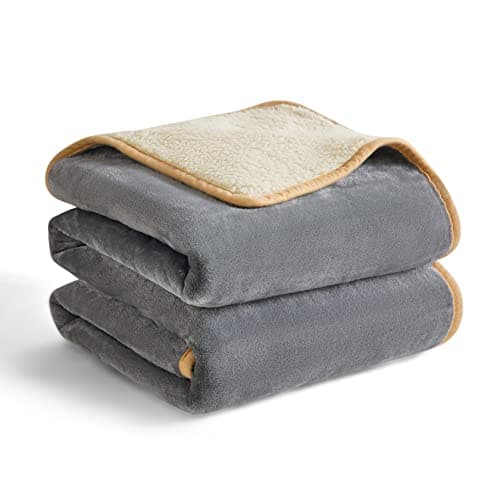 Image of LE SURE Waterproof Dog Blanket Washable - 100x80cm Fleece Pet Blanket For Medium Dogs and Cats, Personalised Kitten Throw Protects Bed and Sofa with Soft Plush, Grey