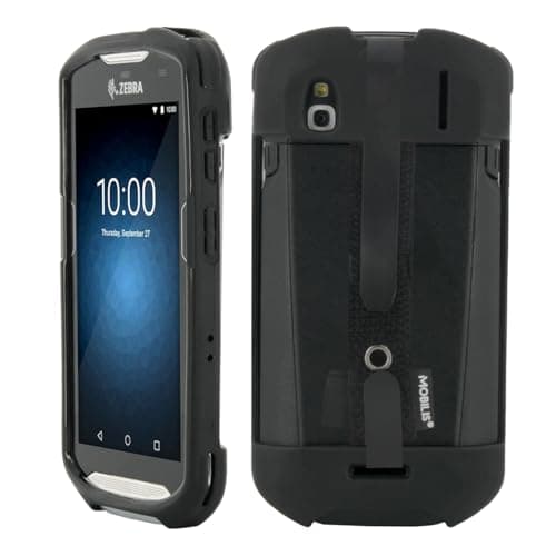 Image of MOBILIS Rugged Case for Zebra TC51 TC52 TC56 TC57 with Handstrap, Shockproof Military Grade Drop Protection Cover, Handheld Barcode Scanner Shell made with Recycled Materials