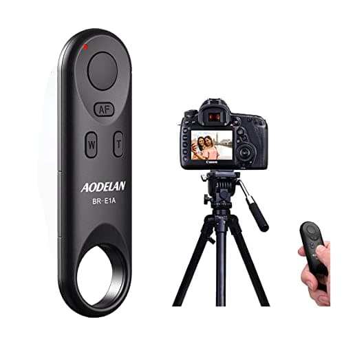 Image of AODELAN Remote Control for Canon M50,EOS RP,90D,200D,SL2,250D,77D,M6 Mark II,EOS R,6D Mark II,800D,T7i,SL3(EOS 250D),PowerShot G7 X Mark III,Replace Canon BR-E1 Wireless Shutter Release