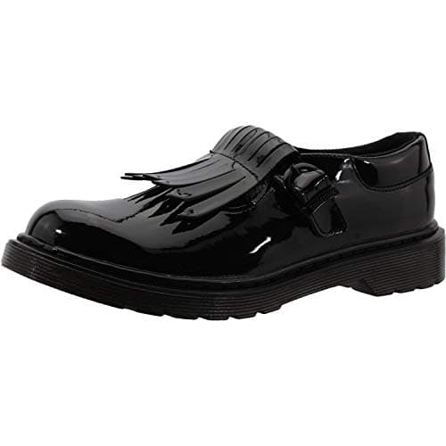 Image of Dr. Martens Girls’ Torey J Mary Janes, Black (Black Patent Lamper 001), 10 Child UK (28 EU)