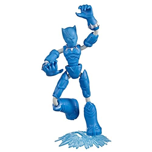 Image of Hasbro Marvel Avengers Bend and Flex Missions Black Panther Ice Mission Action Figure, 6-Inch-Scale Bendable Toy, Ages 4 and Up Multicolor F4015