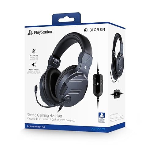 Image of Official Playstation Gaming Headset V3 Titan Black for PS4
