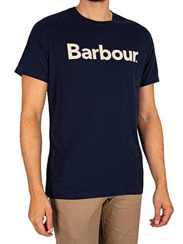 Image of Barbour Logo Tee New Navy Medium