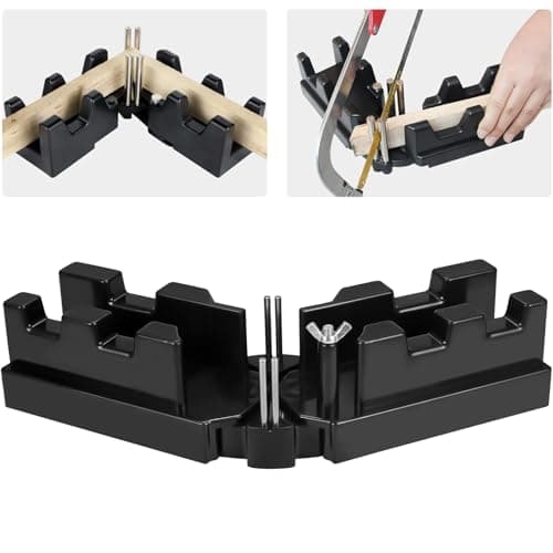 Image of Mitre Block Woodworking Tools, 2-in-1 Bevel Gauge & Coving Mitre Tool, Bevel and Mitre Box for 85-180° Precise baseboards, Pipeline Installation, Woodworking & Home Renovation