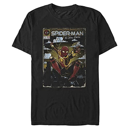 Image of Marvel Men's Arachnidian Avenger T-Shirt, Black, 4XL