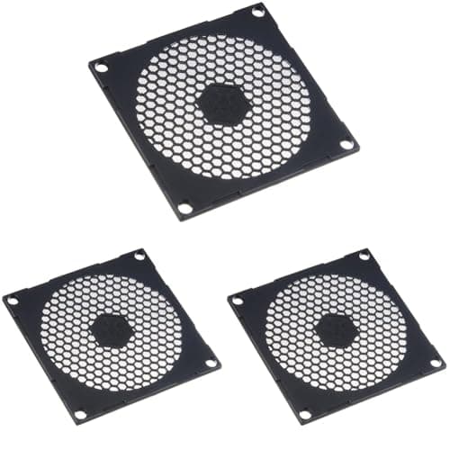 Image of SilverStone SST-FF81B - 80mm Fan Grille and Dust Filter, black (Pack of 3)