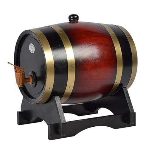 Image of Pine Wine Barrel – 1.5L and 3L Wooden Wine Cask, Oak Aging Barrel, Decorative Cellar Keg | Artisan Handcrafted Design, Natural Taste Preservation for Cellar Bar Restaurant Use