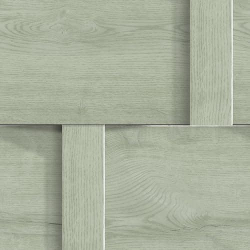 Image of World of Wallpaper Harrow Weave Wood Panel Wallpaper - Modern Wallpaper for Living Room, Bedroom, Fireplace - Decorative Luxury Wall Paper with Woven Effect Pattern & 3D Effect (Sage Green) 3106