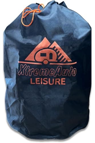 Image of Xtremeauto Aquaroll Storage Bag - Caravan Waste Water Container Storage Bag, Heavy Duty Aqua Roll Barrel Bag With Drawstring Closing Caravan, Motorhome, Campervan Accessories Water Carrier Storage Bag