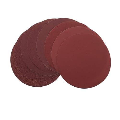 Image of BREAKA 20x Red Color Sandpaper - 5Inch 125MM Sanding Discs PSA/Adhesive 60-2000 Grits For Polishing & Grinding (Color : PSA adhesive, Size : 120)