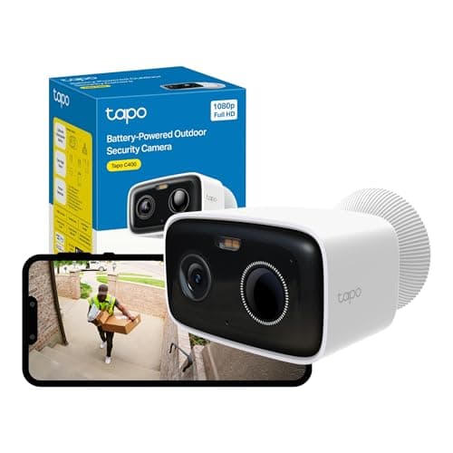 Image of Tapo C400 Battery Security Camera Outdoor Wireless, IP65 1080P Colour Night,180-Day Battery 5200mAh,AI Detection, Local/Cloud Storage, CCTV, Alexa/Google,No Monthly Fee