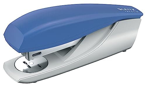 Image of Leitz Stapler, 30 Sheets, Includes Staples, Integrated Staple Remover, 100% Recyclable, Eco Friendly, NeXXt Recycle Range, Blue, 56040035