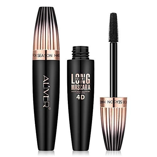 Image of 4D Silk Fiber Eyelash Mascara - Black, Extra Long & Thick, Waterproof & Smudge-Proof