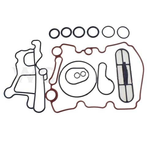 Image of Crank Cam Gaskets Seals 3C3Z-6A642-CA Oil Cooler Gasket Installation Set For Ford 6.0 .0L Powerstroke 2003-2010 3C3Z-6619-CA