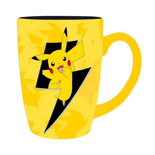 Image of ABYSTYLE Pokémon Pikachu 400ml Ceramic Novelty Coffee & Tea Mug | Pokémon Mug | Coffee Mug | Pokémon Merchandise | Pokémon Gifts