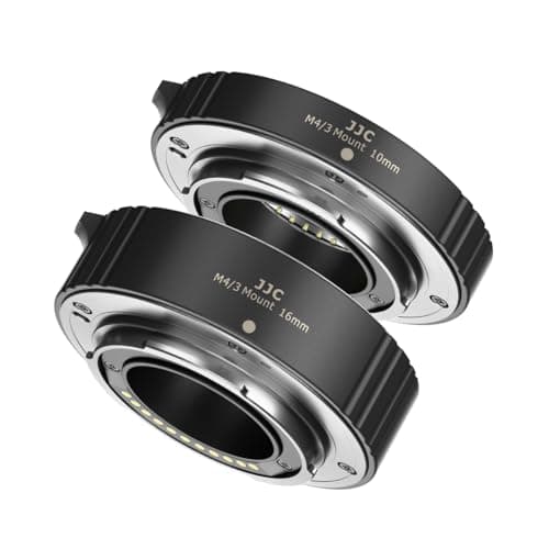 Image of JJC Macro Extension Tube 10MM/16MM Kit for Olympus Micro Four Thirds Mount (M4/3) DSLR & SLR Cameras - Auto Fucus - TTL Exposure Close-up Photography
