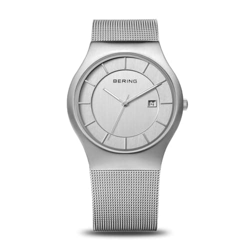Image of BERING Men Analog Quartz Classic Collection Watch with stainless steel Strap and Sapphire Crystal 11938-000