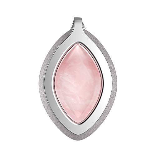 Image of Bellabeat Leaf Womens Chakra Love Wellness Health Tracker/Smart Jewellery, Pink/Silver