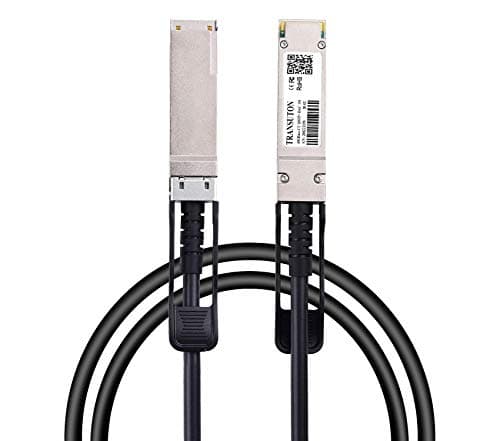 Image of 40G QSFP+ DAC Cable | 40GBASE-CR4 Twinax Passive Direct Attach Copper QSFP+ Cable for Cisco QSFP-H40G-CU1M, Ubiquiti,Mikrotik, Supermicro, Open Switch, 1-Meter(3.3ft)