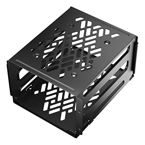 Image of Fractal Design Hard Drive Cage Kit - Type-B, Black, Mounts to available HDD cage/120mm fan slots - For Define 7/Meshify 2 + other select Fractal cases