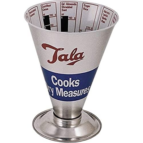 Image of Tala Traditional Dry Cook's Measure, Alternative and Easy Way to Measure a Wide Range of Dry Food Products Including Sugar, Flour, Rice, Lentils, Cornflour and Coco