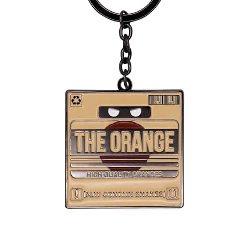 Image of FaNaTtik Metal Gear Solid 2 The Orange Cardboard Box Limited Edition Keyring – Official Metal Collectible Inspired by Classic Stealth Game – Gift for Gamers & MGS Fans
