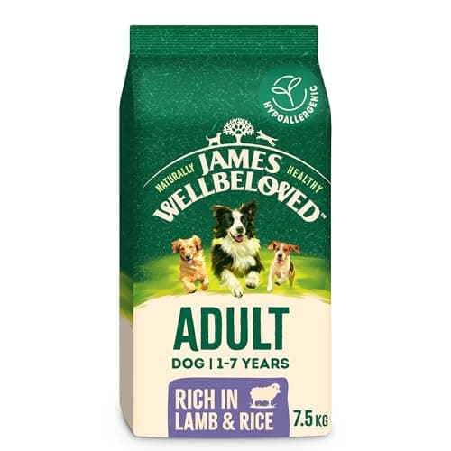 Image of James Wellbeloved Dog Adult Hypoallergenic Dry Food Lamb and Rice 7.5 kg