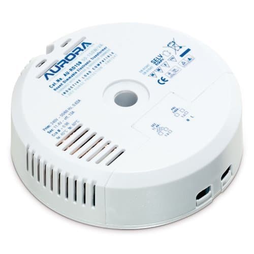 Image of AU-RD150 50-150W/VA Round Dimmable Electronic Transformer by Aurora