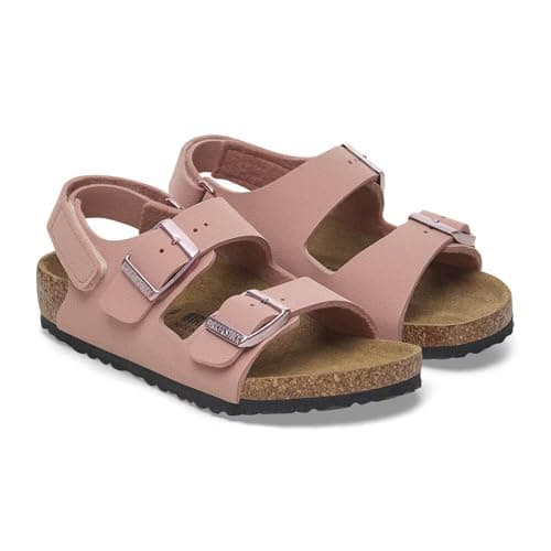 Image of Birkenstock Milano Kids Sandals Pink Clay Size UK 8
