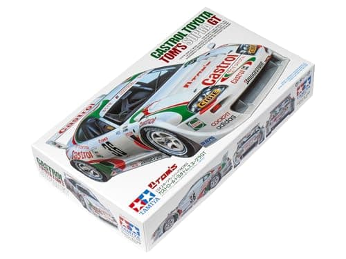 Image of Tamiya Castrol Toyota Tom's Supra GT 1:24 Model Assembly Kit Car