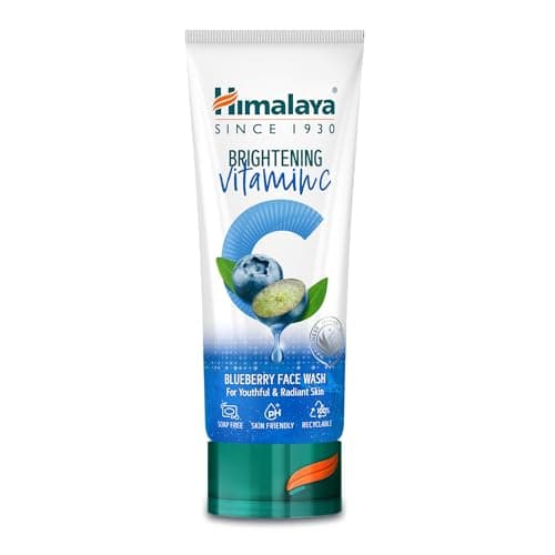 Image of Himalaya Brightening Vitamin C Blueberry Face Wash | Brightening Face Cleanser | Remove Dull Skin | 100ml