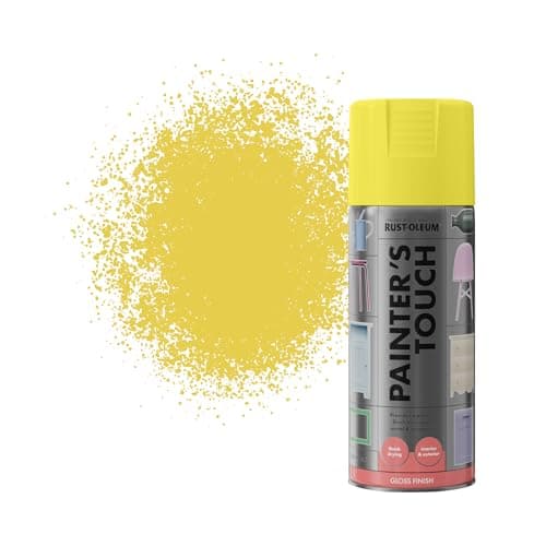 Image of Rust-Oleum 400ml Painter's Touch Spray Paint Aerosol - Sun Yellow Gloss