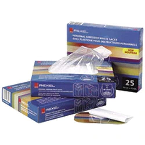 Image of Rexel Plastic Waste Bags for Small Office Shredders, 40L Capacity, Pack of 100, 40060